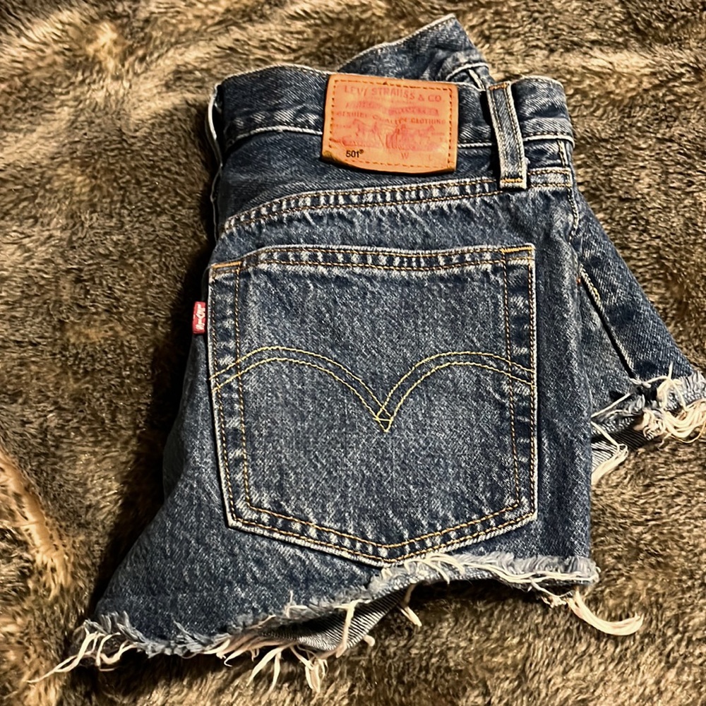 Dark Levi Jean Shorts